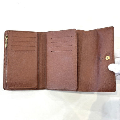 Louis Vuitton Brown Monogram Wallet (Tri-Fold) (Pre-Owned)