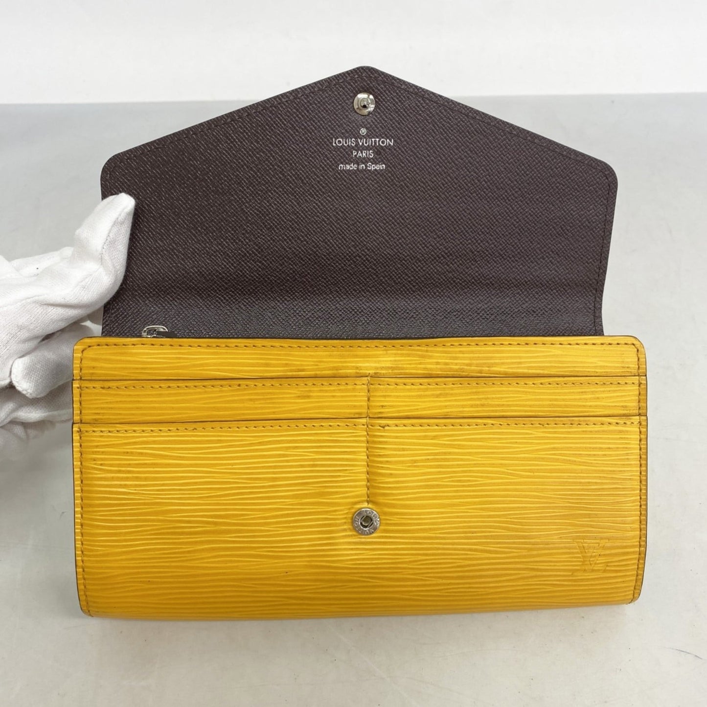 Louis Vuitton Mimosa Moka Long Wallet (Bi-Fold) (Pre-Owned)