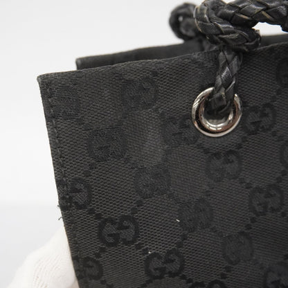 Gucci Black Canvas Tote Bag (Pre-Owned)