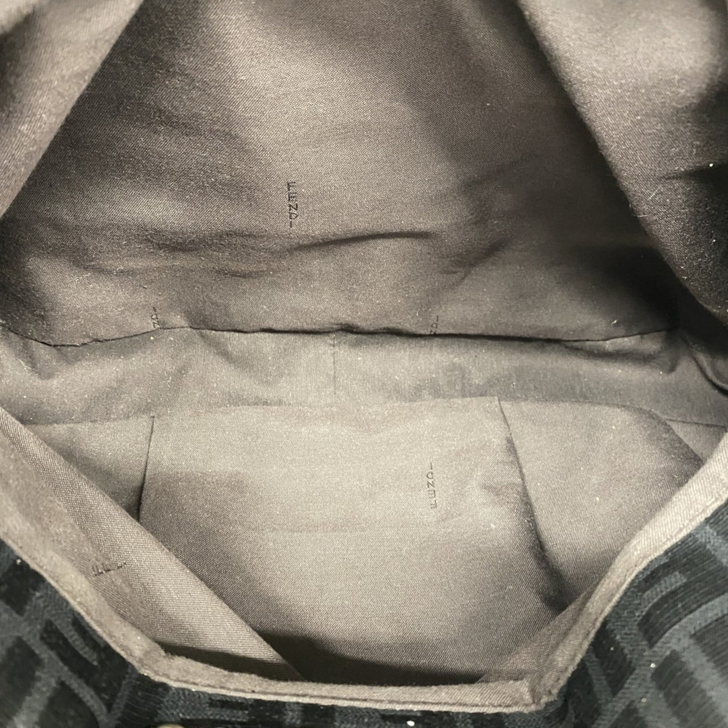 Fendi Black Nylon Canvas Tote Bag (Pre-Owned)