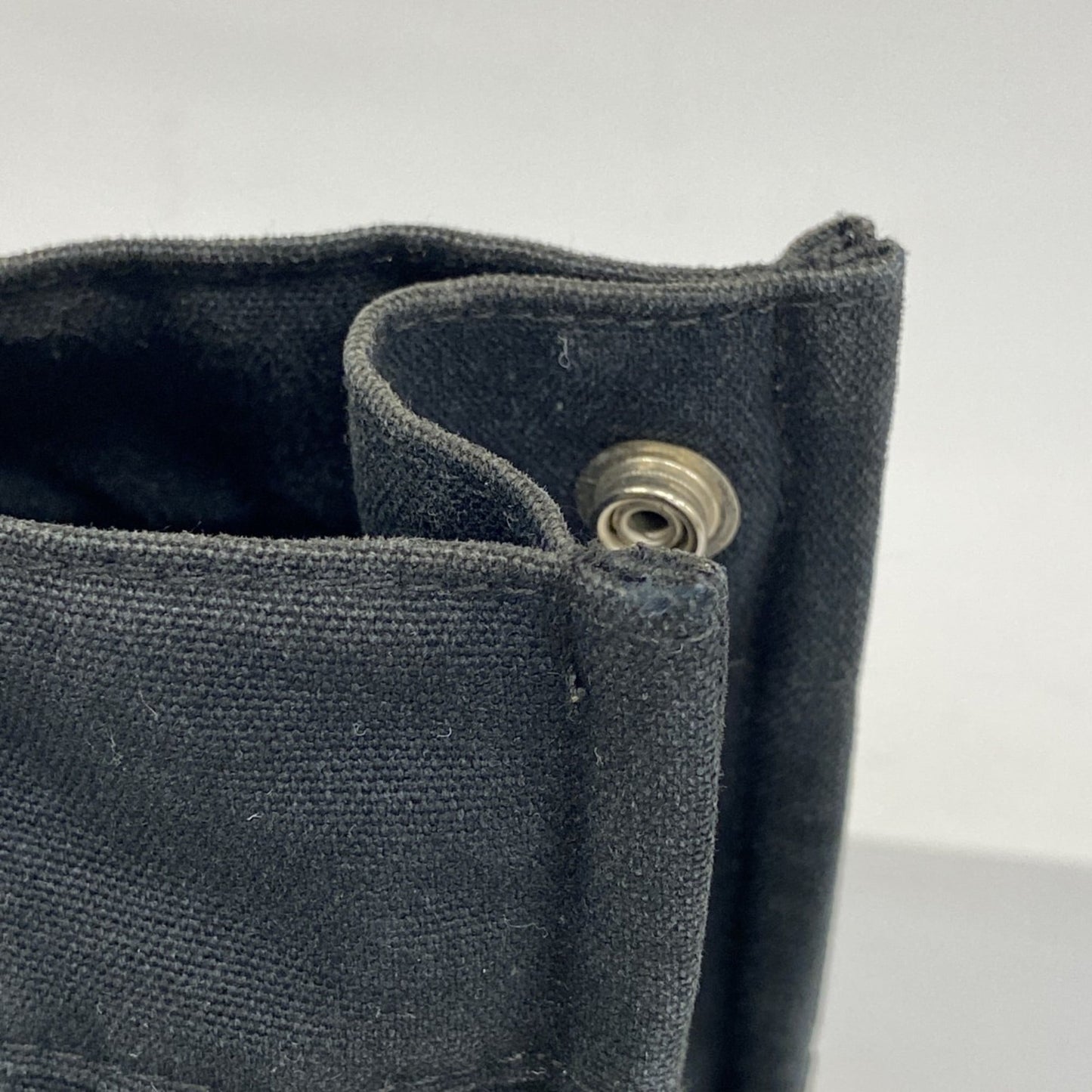 Hermes Black Canvas Tote Bag (Pre-Owned)