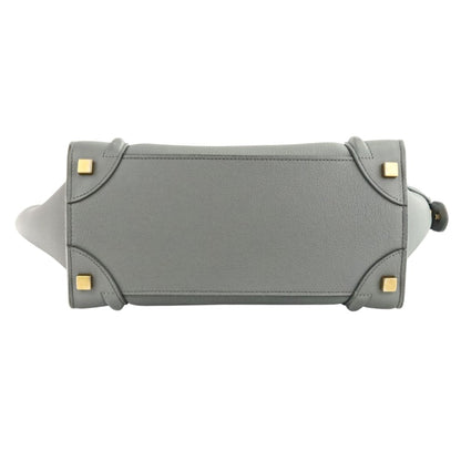 Celine Gray Leather Tote Bag (Pre-Owned)