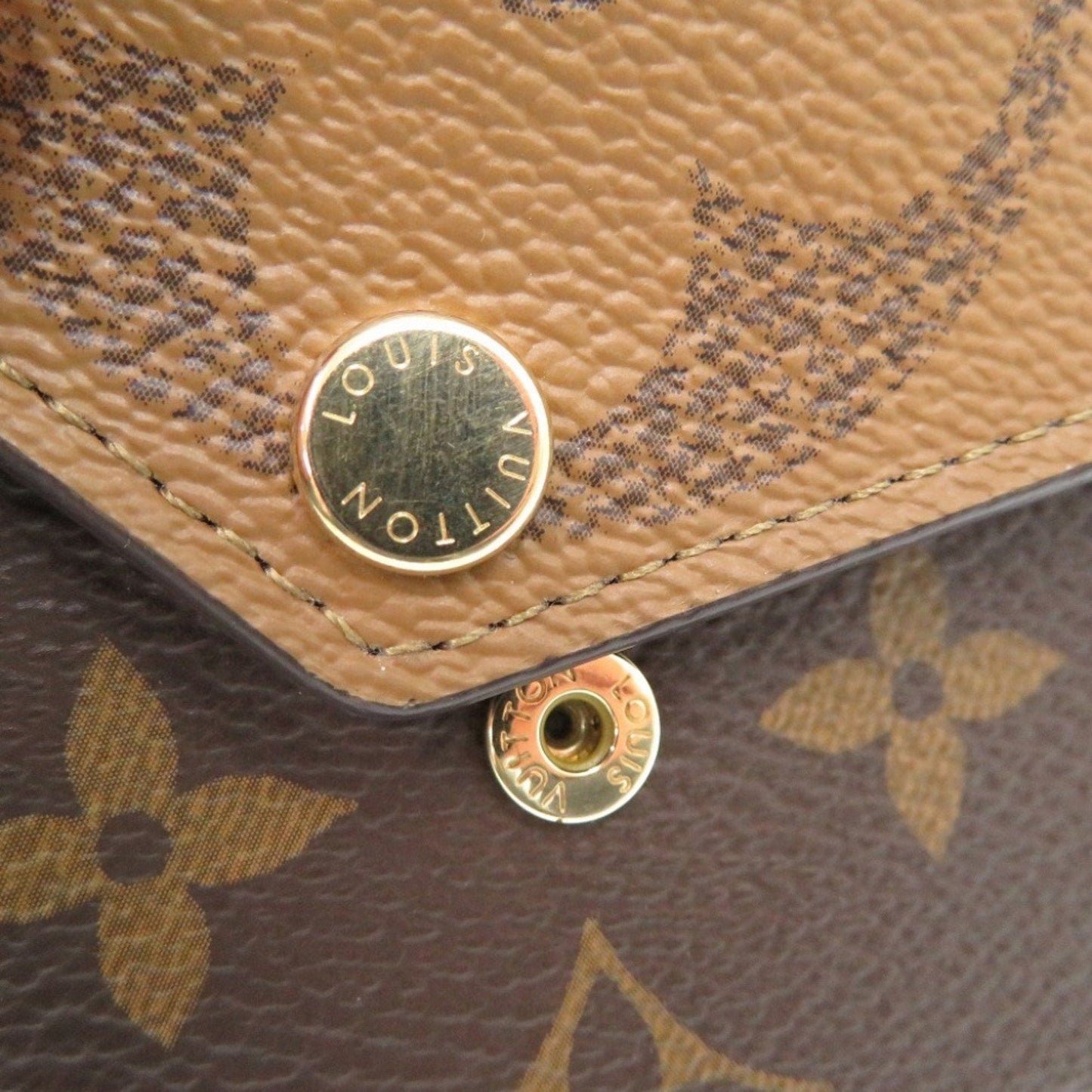 Louis Vuitton Brown Monogram Monogram Wallet (Tri-Fold) (Pre-Owned)