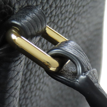 Tory Burch Black Leather Tote Bag (Pre-Owned)