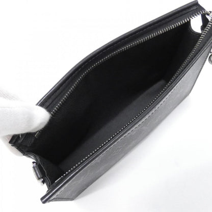 Louis Vuitton Black Gris Coated Canvas Pouch Shoulder Bag (Pre-Owned)