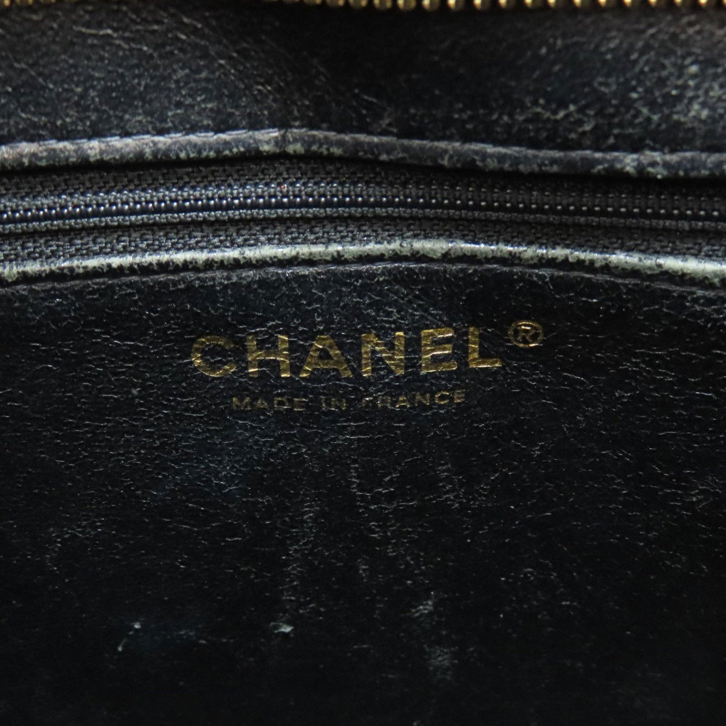 Chanel Black Leather Tote Bag (Pre-Owned)