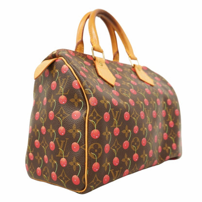 Louis Vuitton Brown Red Color Handbag (Pre-Owned)