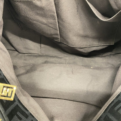 Fendi Black Nylon Canvas Tote Bag (Pre-Owned)