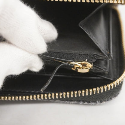 Chanel Navy Fabric Long Wallet (Bi-Fold) (Pre-Owned)