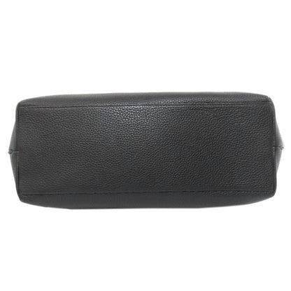 Tory Burch Black Leather Tote Bag (Pre-Owned)