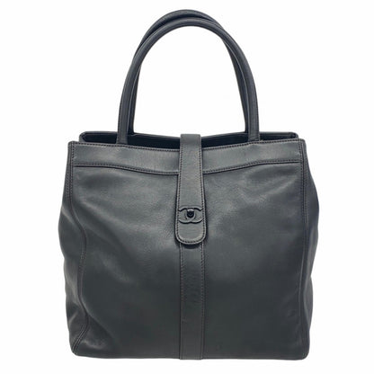 Chanel Black Leather Tote Bag (Pre-Owned)