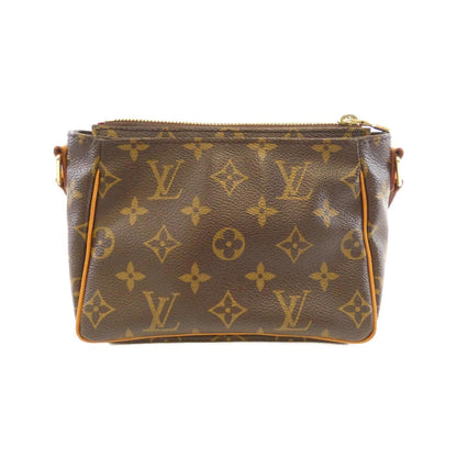 Louis Vuitton Marron Coated Canvas Shoulder Bag (Pre-Owned)