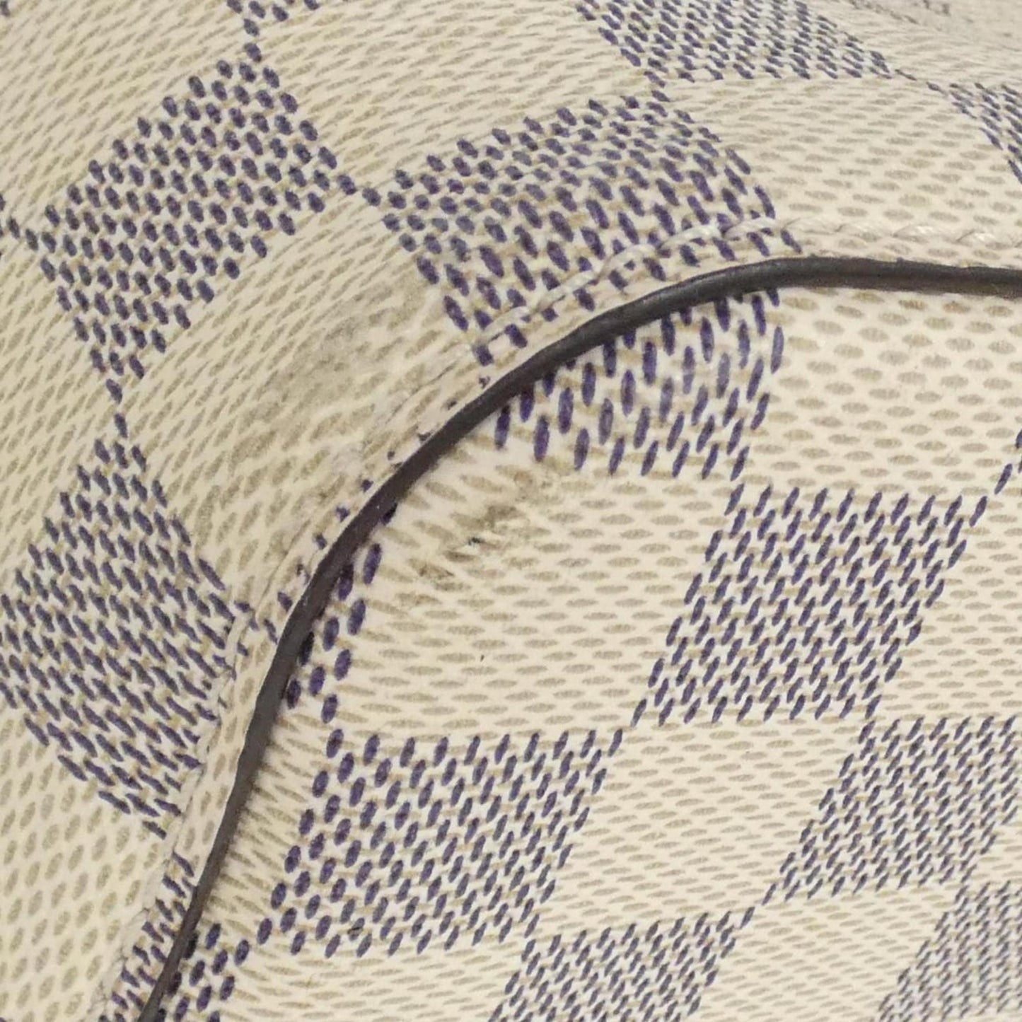 Louis Vuitton Azur Coated Canvas Shoulder Bag (Pre-Owned)