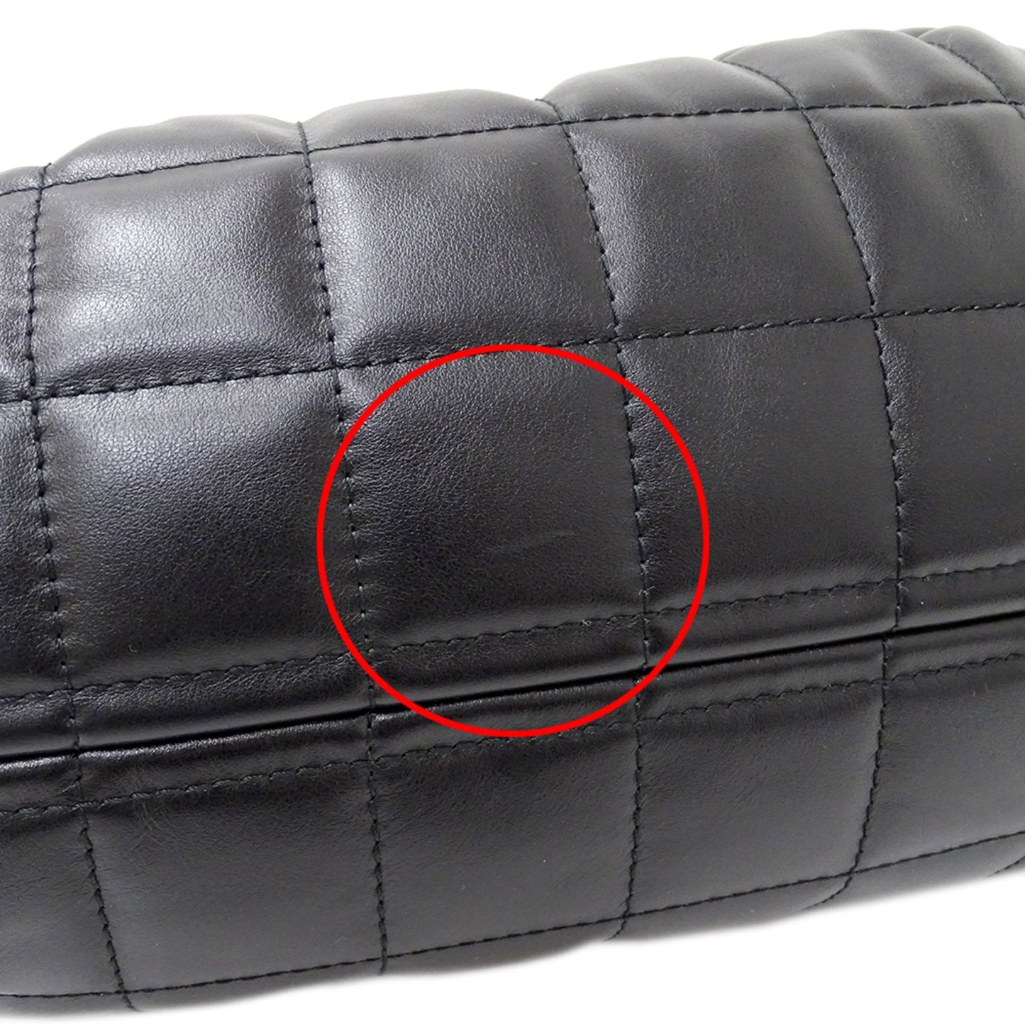 Gucci Black Leather Shoulder Bag Tote Bag (Pre-Owned)