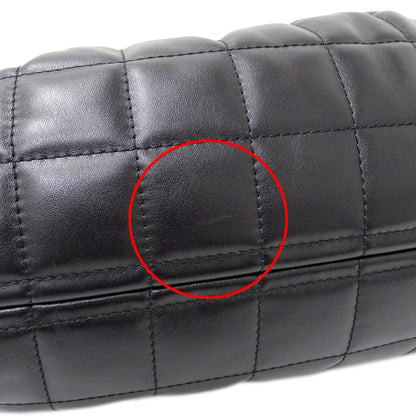 Gucci Black Leather Shoulder Bag Tote Bag (Pre-Owned)