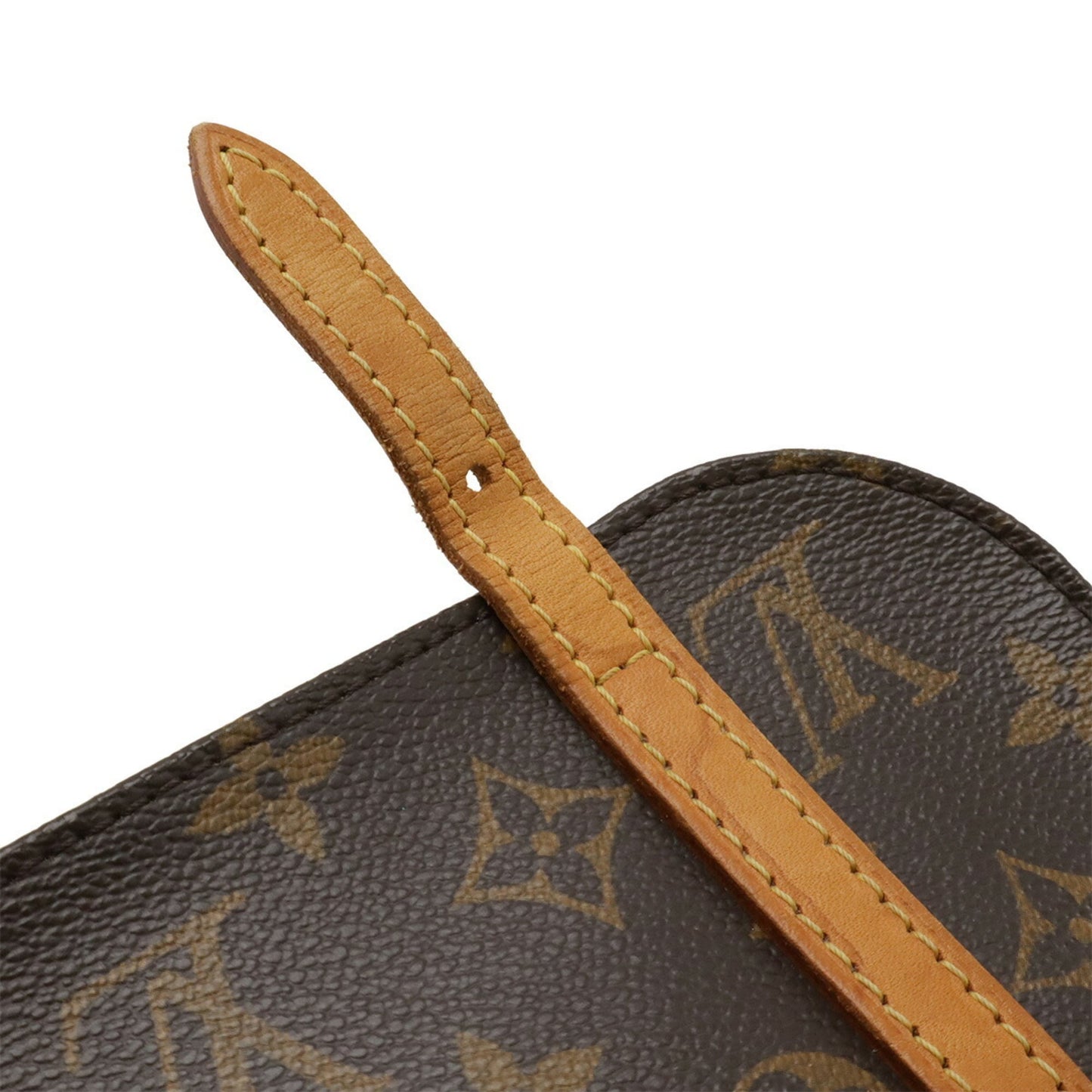 Louis Vuitton Brown Pvc Clutch Bag Fanny Pack Pochette Sling Bag (Pre-Owned)