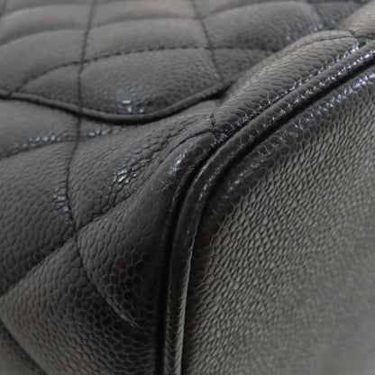 Chanel Black Leather Tote Bag (Pre-Owned)