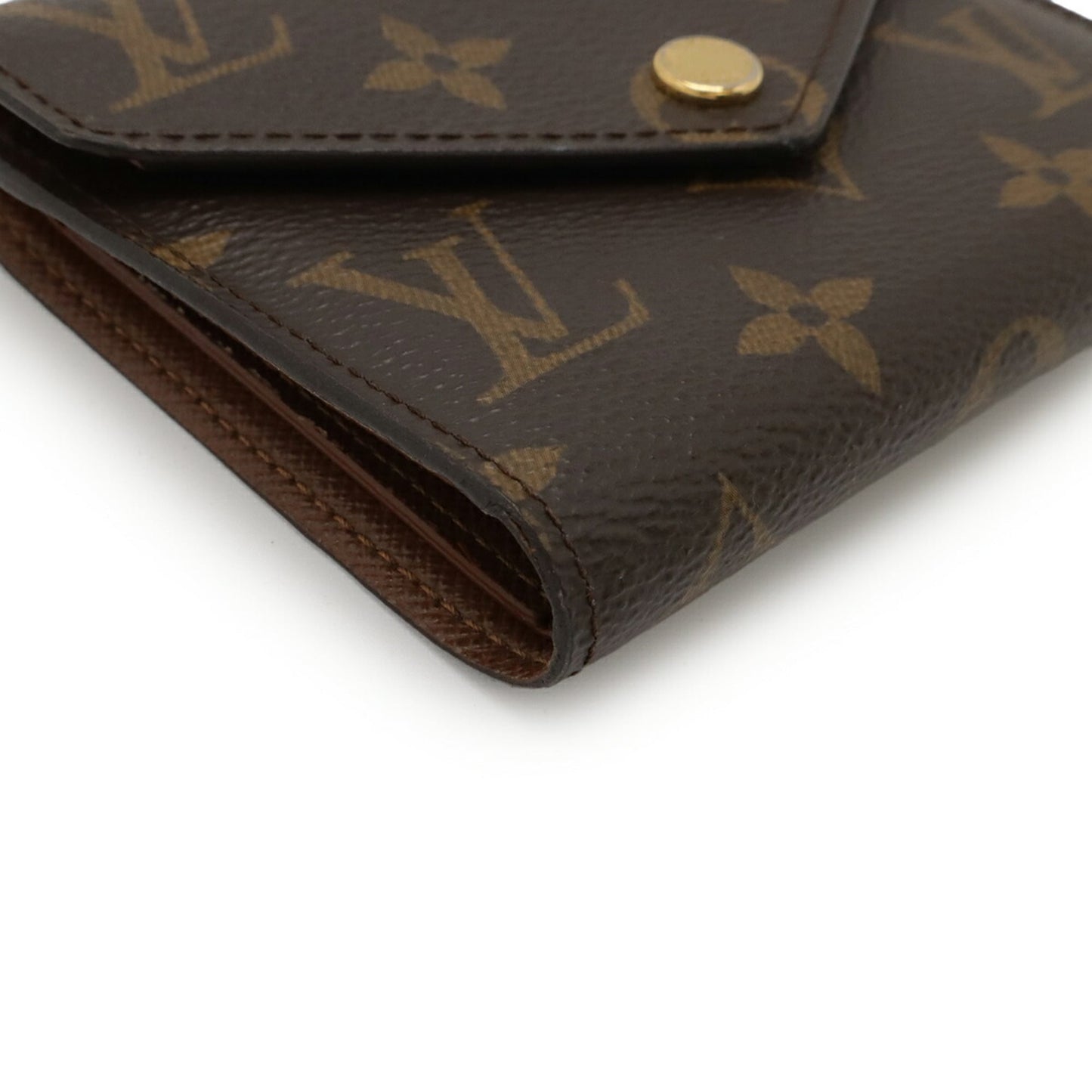 Louis Vuitton Brown Pvc Wallet (Tri-Fold) (Pre-Owned)