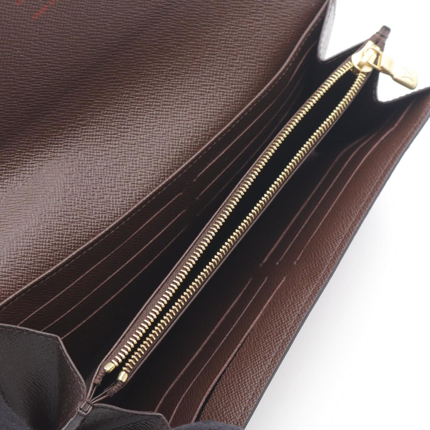 Louis Vuitton Brown Damier Canvas Pvc Leather Long Wallet (Bi-Fold) (Pre-Owned)
