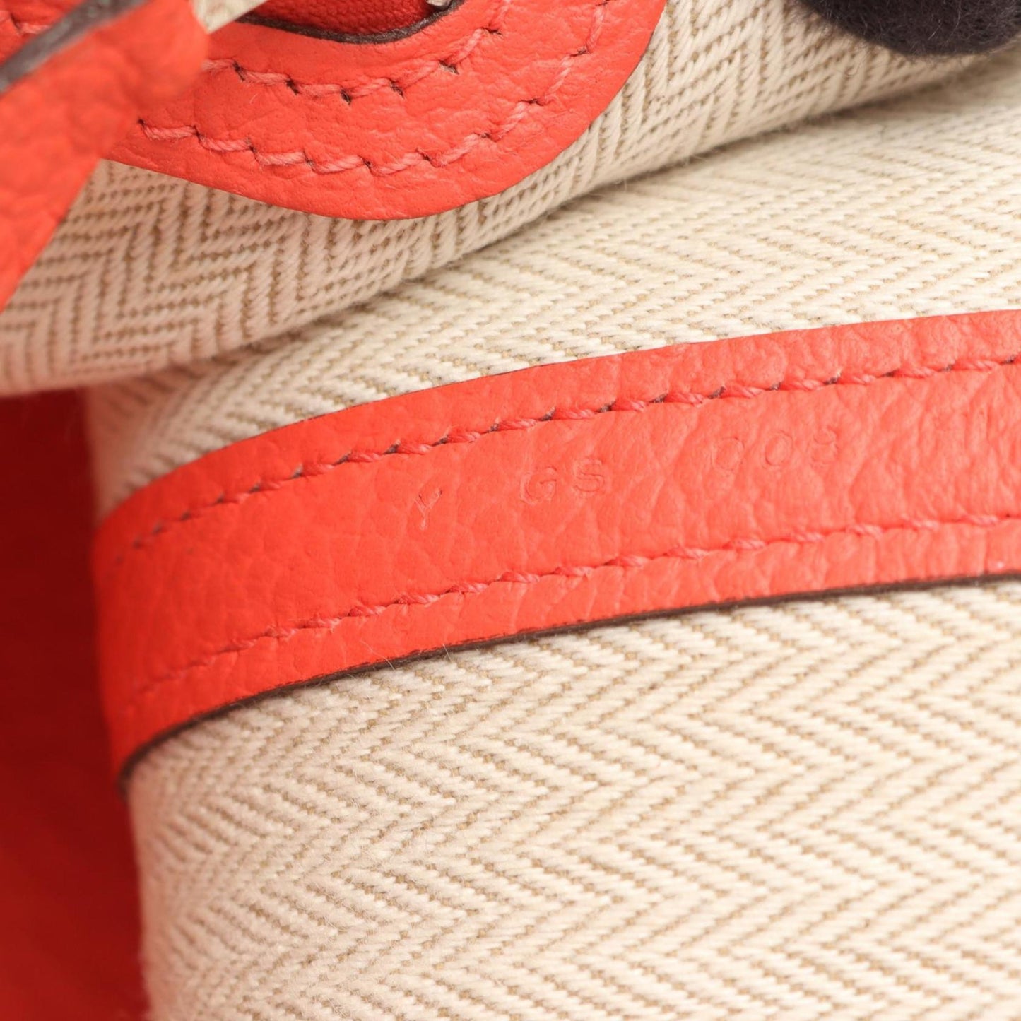 Hermes Red Color Leather Country Leather Tote Bag (Pre-Owned)