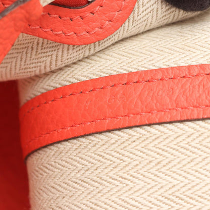 Hermes Red Color Leather Country Leather Tote Bag (Pre-Owned)