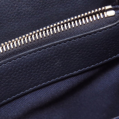 Chanel Navy Leather Tote Bag (Pre-Owned)