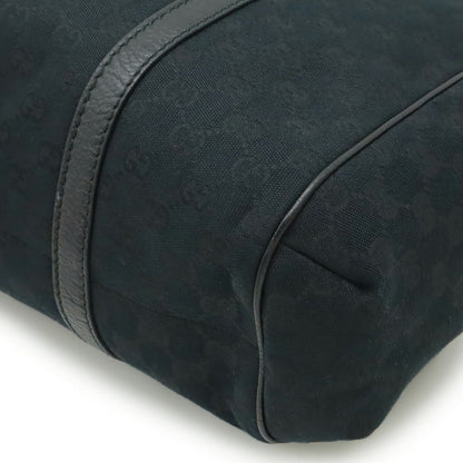 Gucci Gg Canvas Black Green Red Color Gg Canvas Leather Shoulder Bag Tote Bag (Pre-Owned)