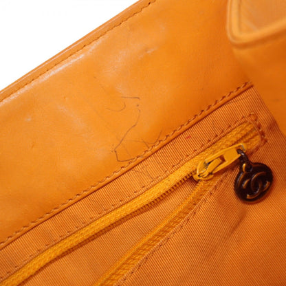 Chanel Orange Leather Tote Bag (Pre-Owned)