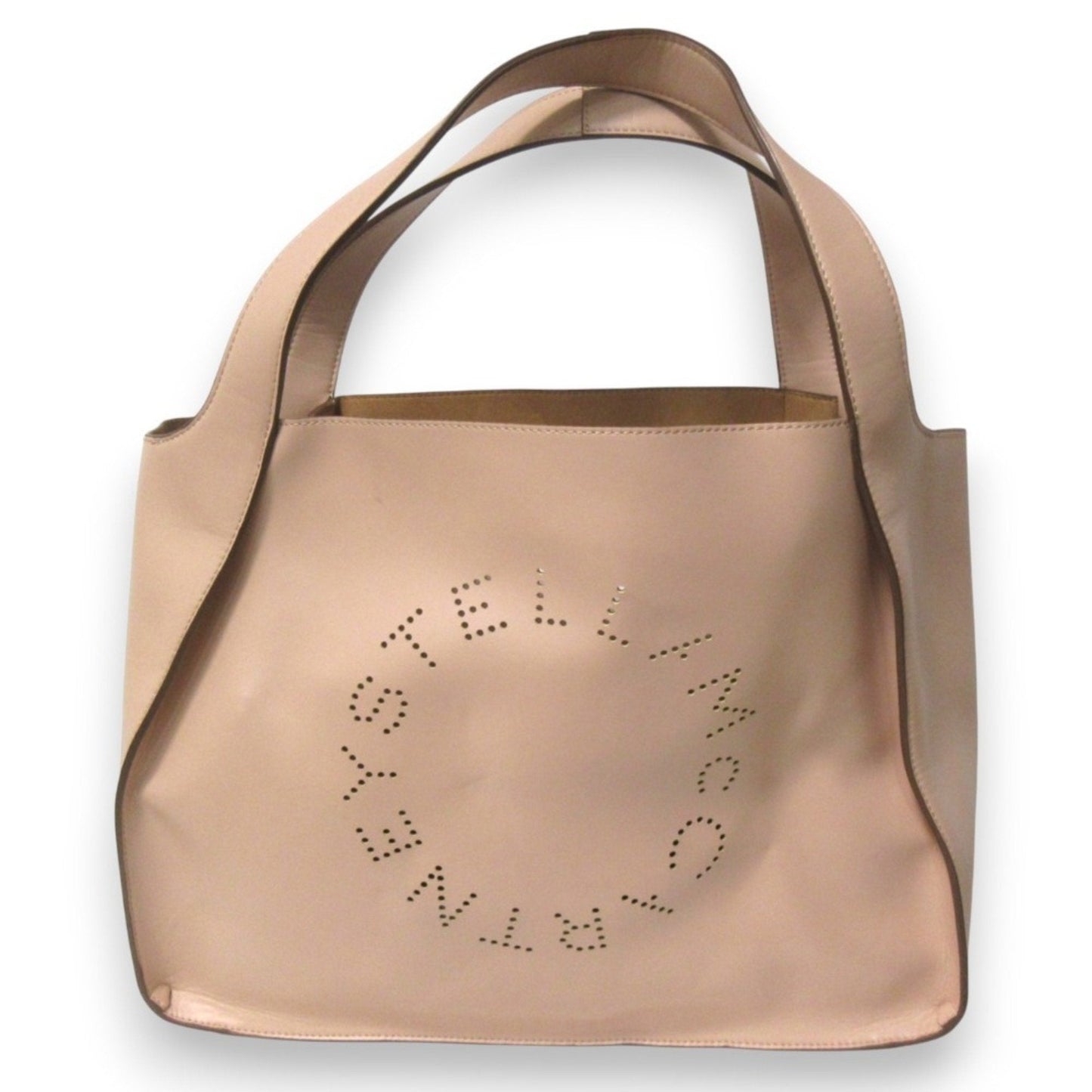 Stella Mccartney Pink Beige Pouch Tote Bag (Pre-Owned)