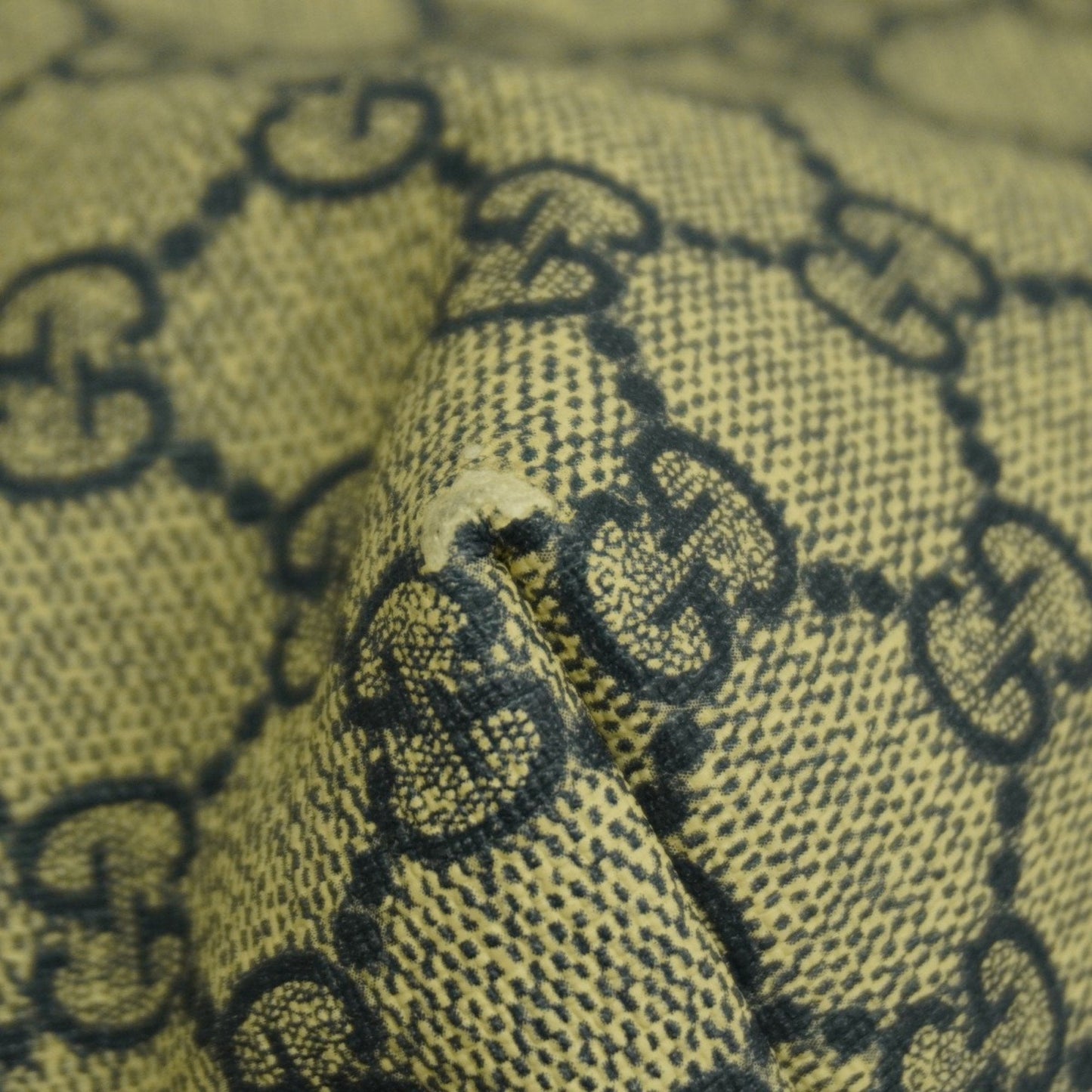 Gucci Navy Pvc Tote Bag (Pre-Owned)