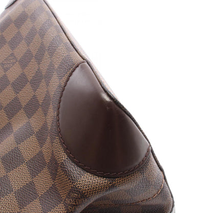 Louis Vuitton Brown Damier Canvas Coated Canvas Leather Tote Bag (Pre-Owned)