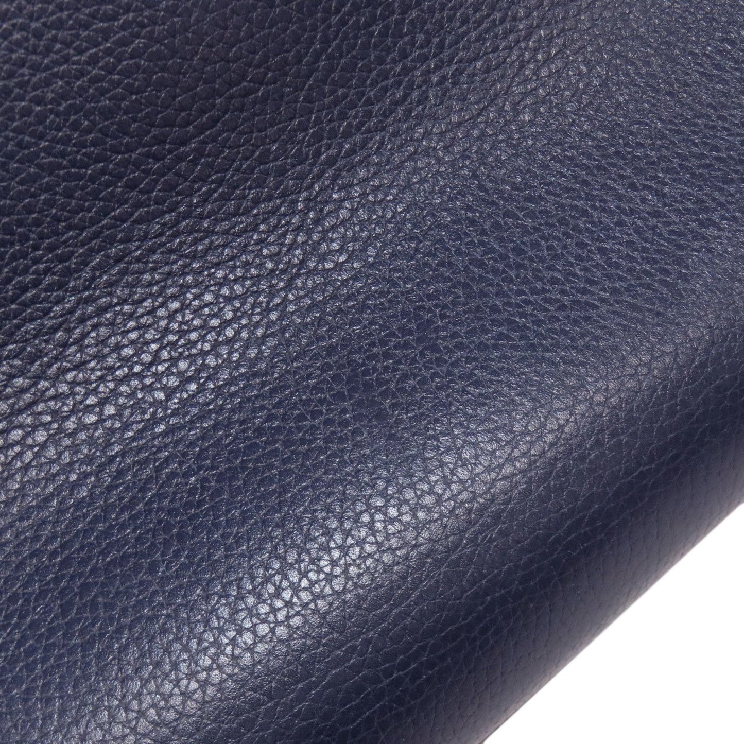 Chanel Navy Leather Tote Bag (Pre-Owned)