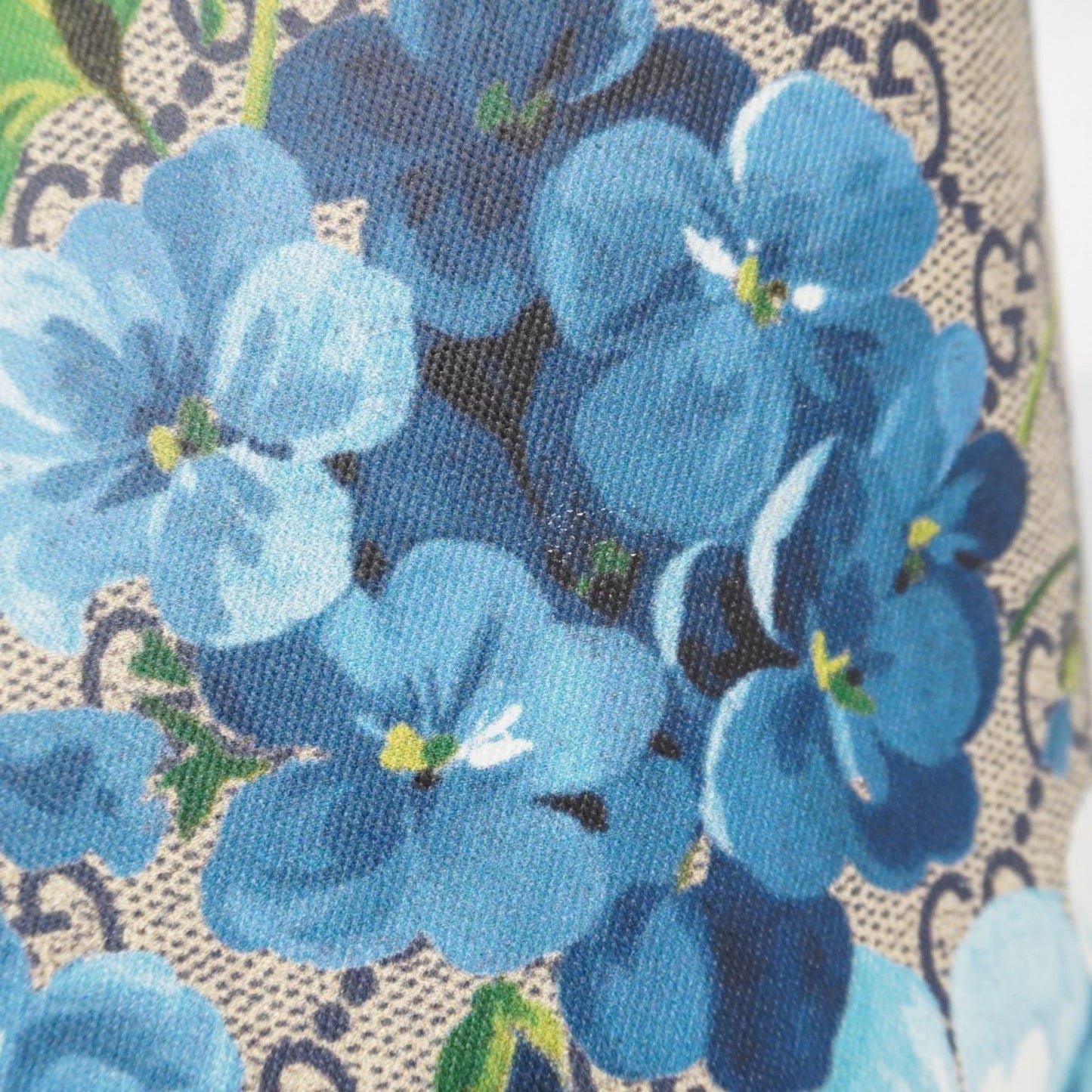 Gucci Blue Navy Pvc Tote Bag (Pre-Owned)