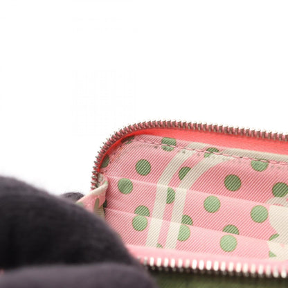 Hermes Pink Rose Confetti Leather Middle Wallet (Bi-Fold) (Pre-Owned)