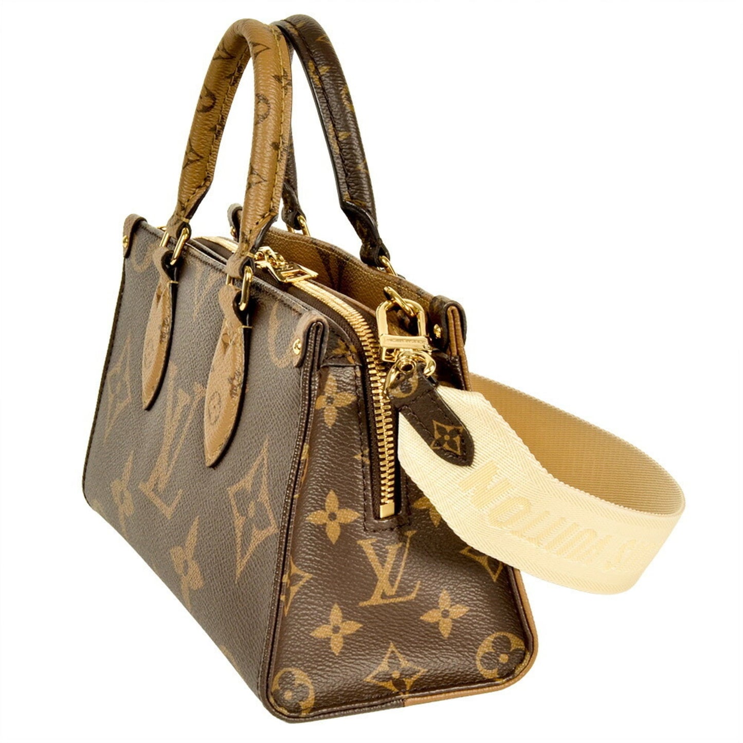 Louis Vuitton Brown Monogram Reverse Handbag (Pre-Owned)