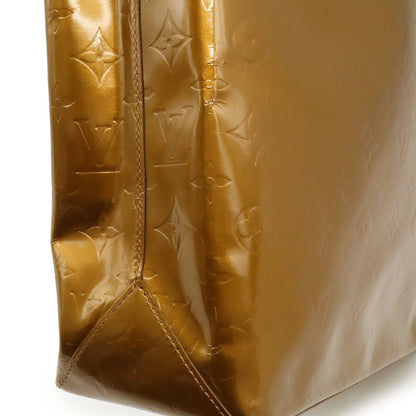 Louis Vuitton Bronze Brown Leather Handbag Tote Bag (Pre-Owned)