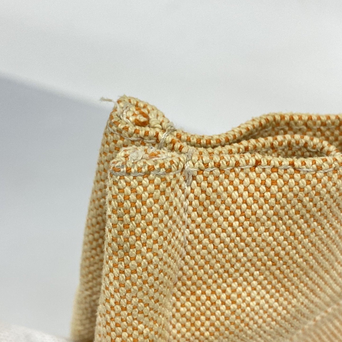 Hermes Orange Canvas Tote Bag (Pre-Owned)