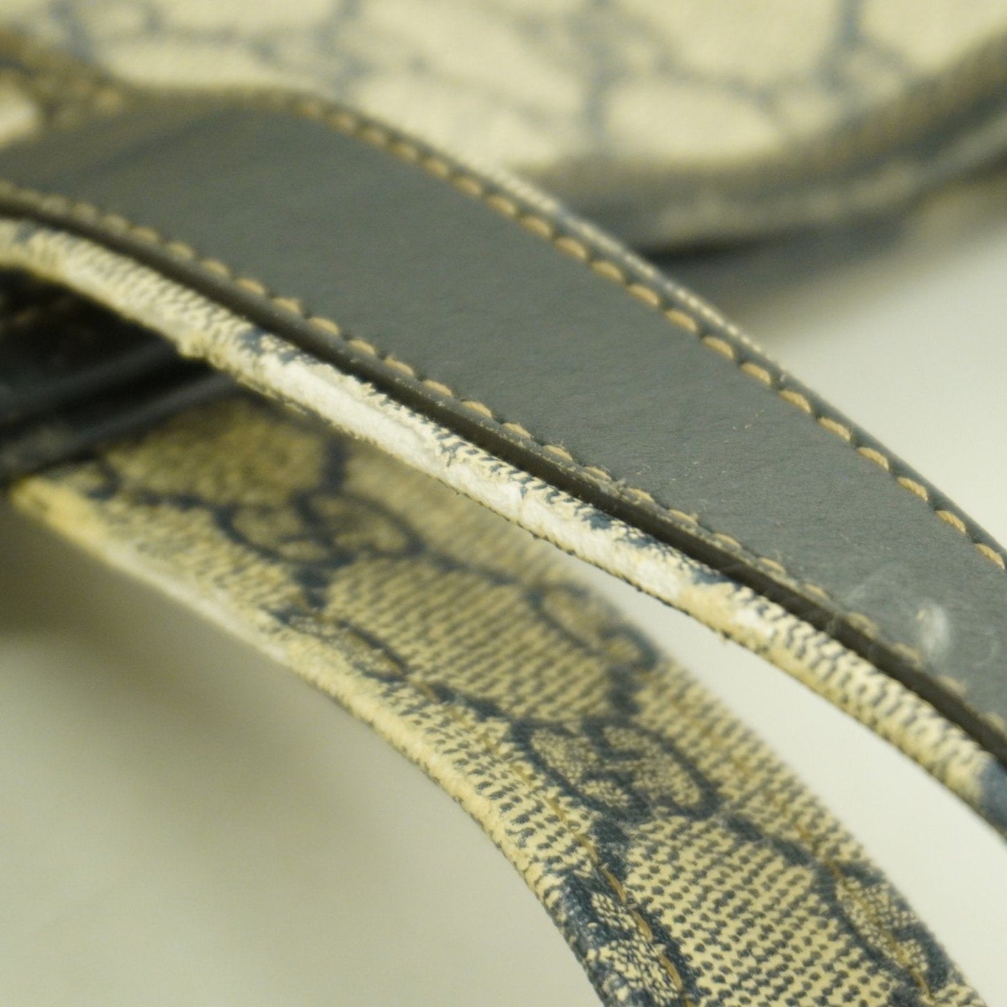 Gucci Navy Pvc Tote Bag (Pre-Owned)