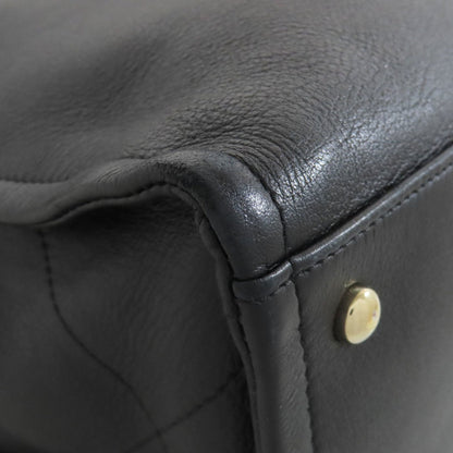 Chanel Black Leather Tote Bag (Pre-Owned)
