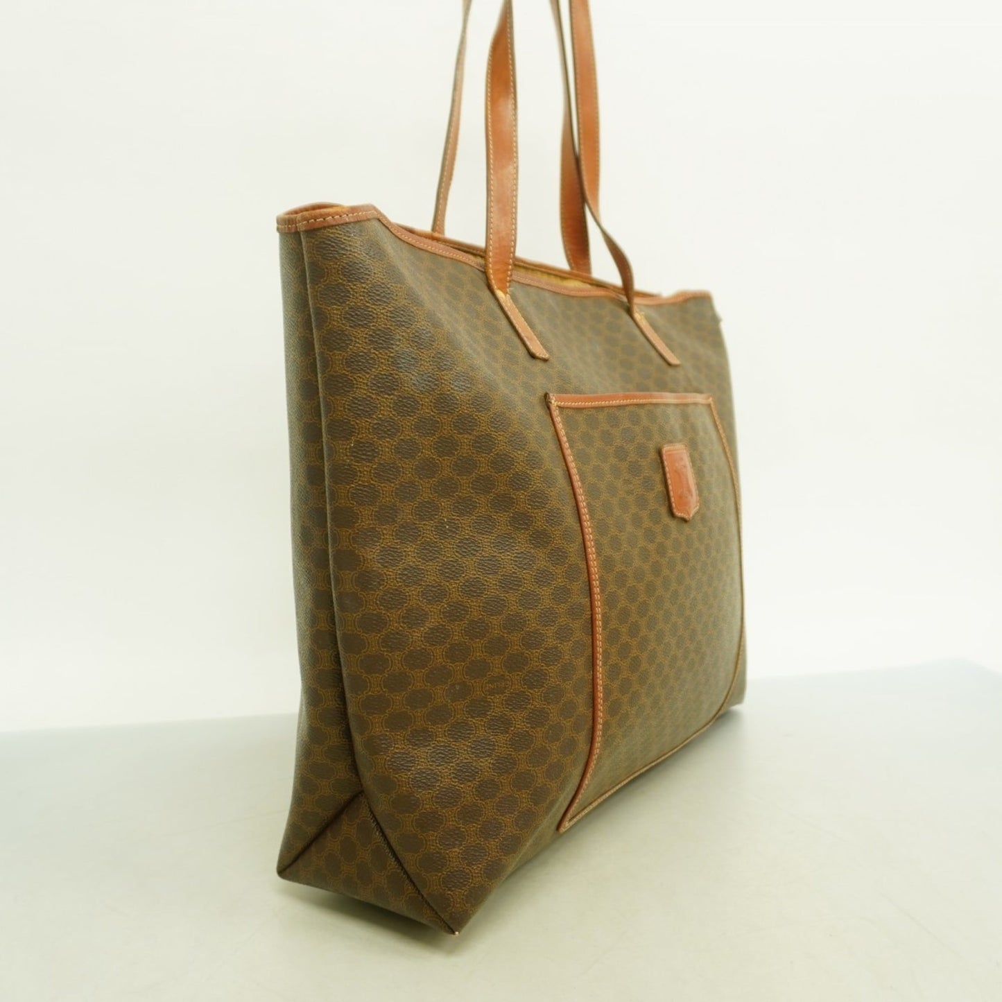 Celine Brown Pvc Tote Bag (Pre-Owned)