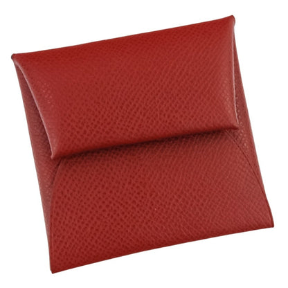 Hermes Red Color Coin Purse/Coin Case (Pre-Owned)