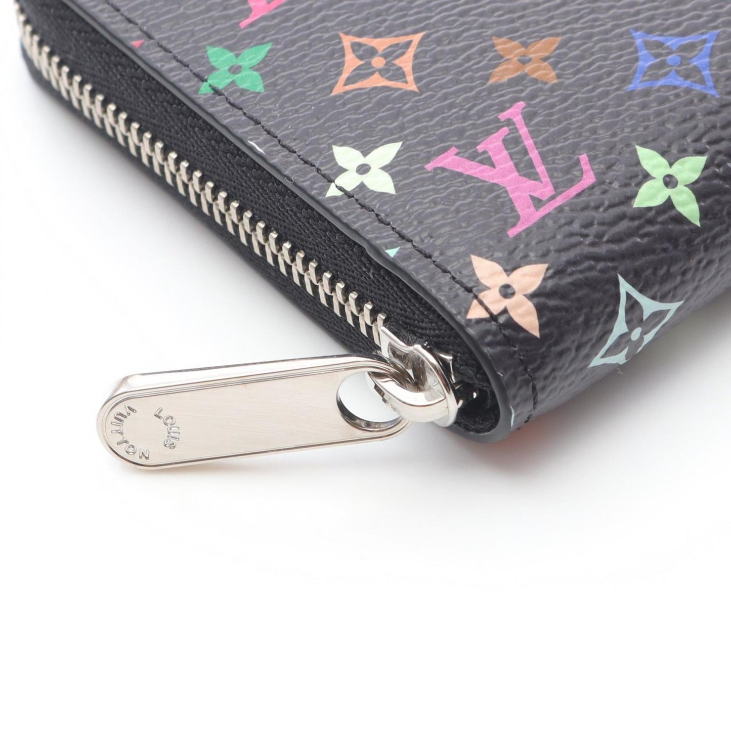 Louis Vuitton Black Multi-Color Coated Canvas Pvc Monogram Multicolore Leather Coin Purse/Coin Case (Pre-Owned)