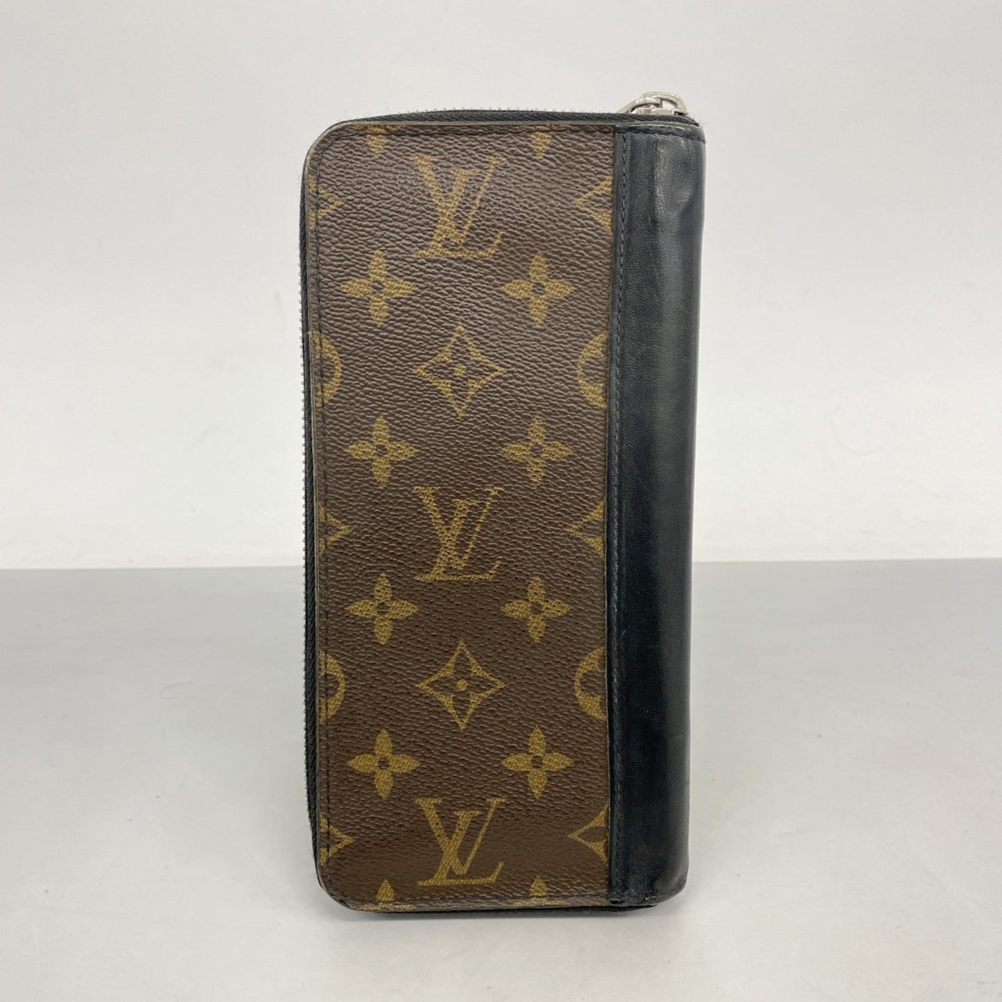 Louis Vuitton Black Brown Long Wallet (Bi-Fold) (Pre-Owned)
