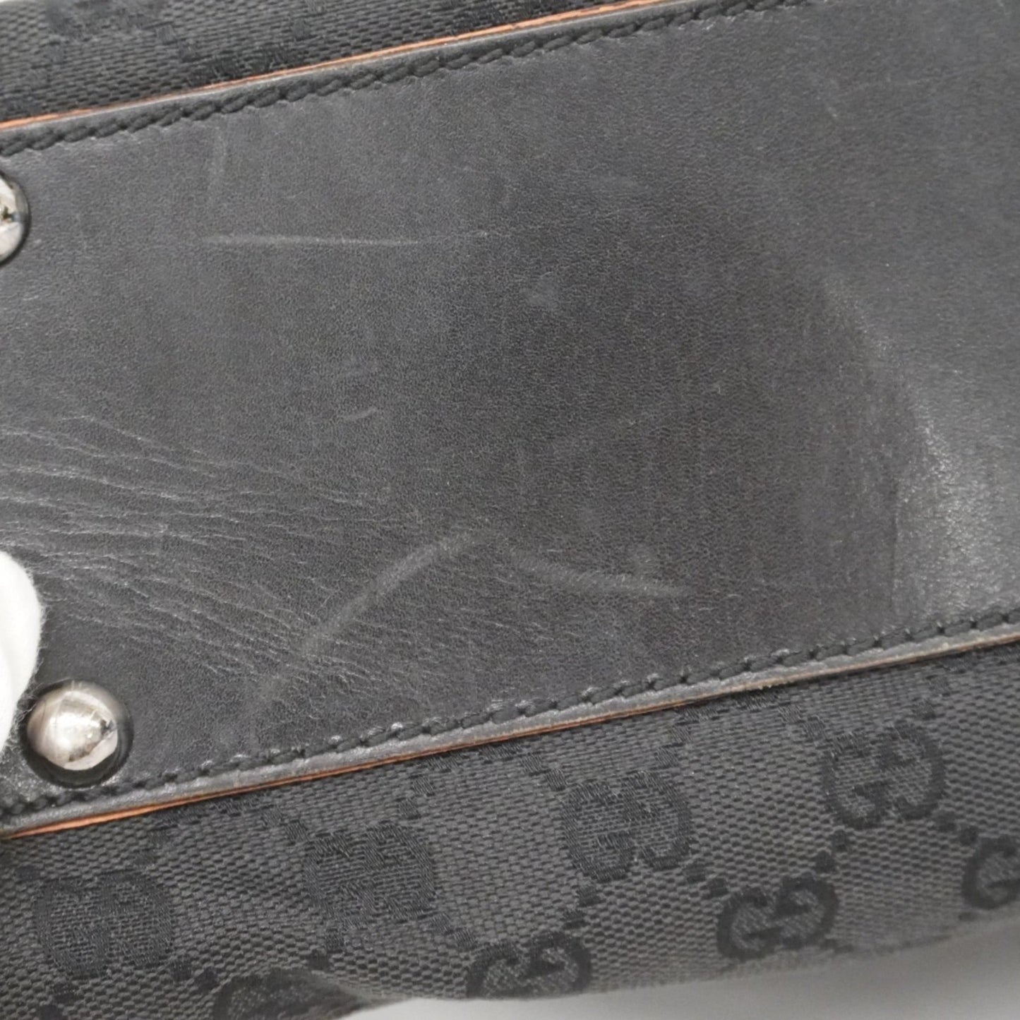 Gucci Black Canvas Tote Bag (Pre-Owned)