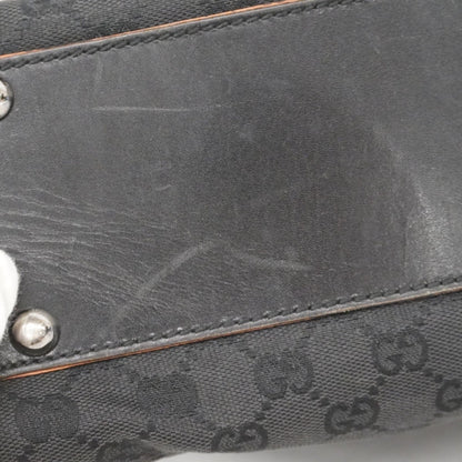 Gucci Black Canvas Tote Bag (Pre-Owned)