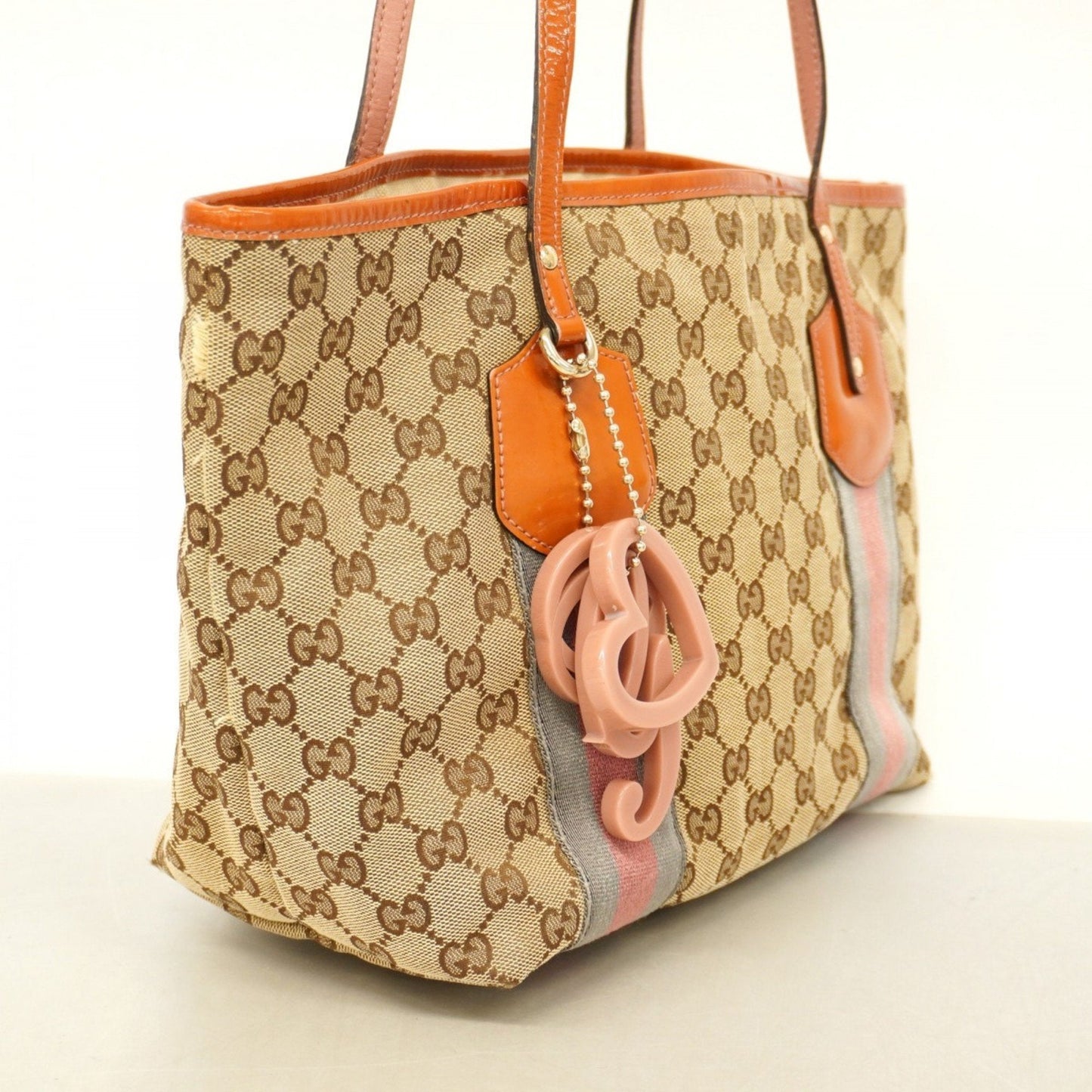 Gucci Brown Canvas Tote Bag (Pre-Owned)