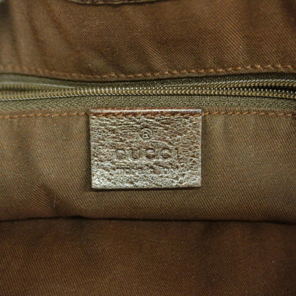 Gucci Brown Canvas Tote Bag (Pre-Owned)