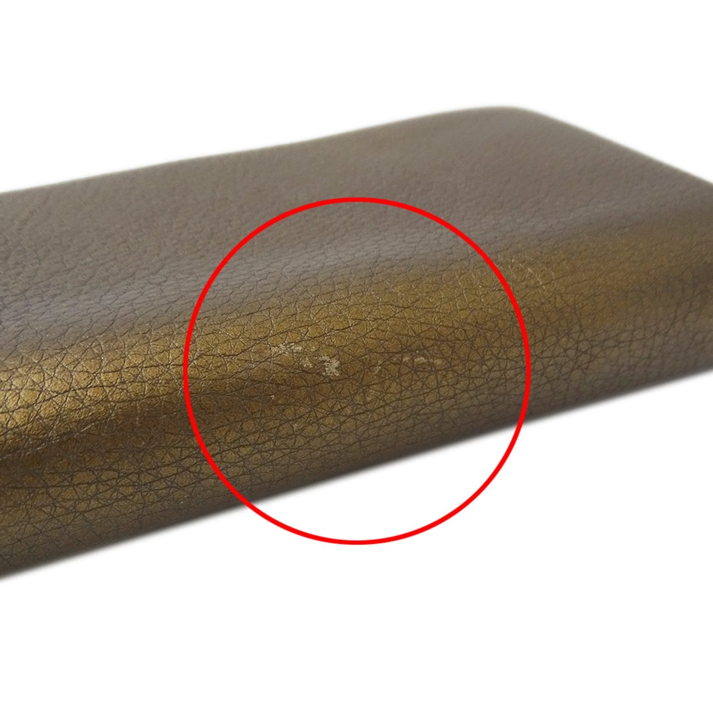 Gucci Bronze Brown Leather Long Wallet (Bi-Fold) (Pre-Owned)