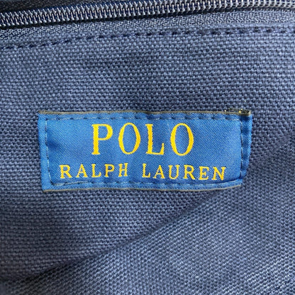 Ralph Lauren Navy Canvas Shoulder Bag Tote Bag (Pre-Owned)