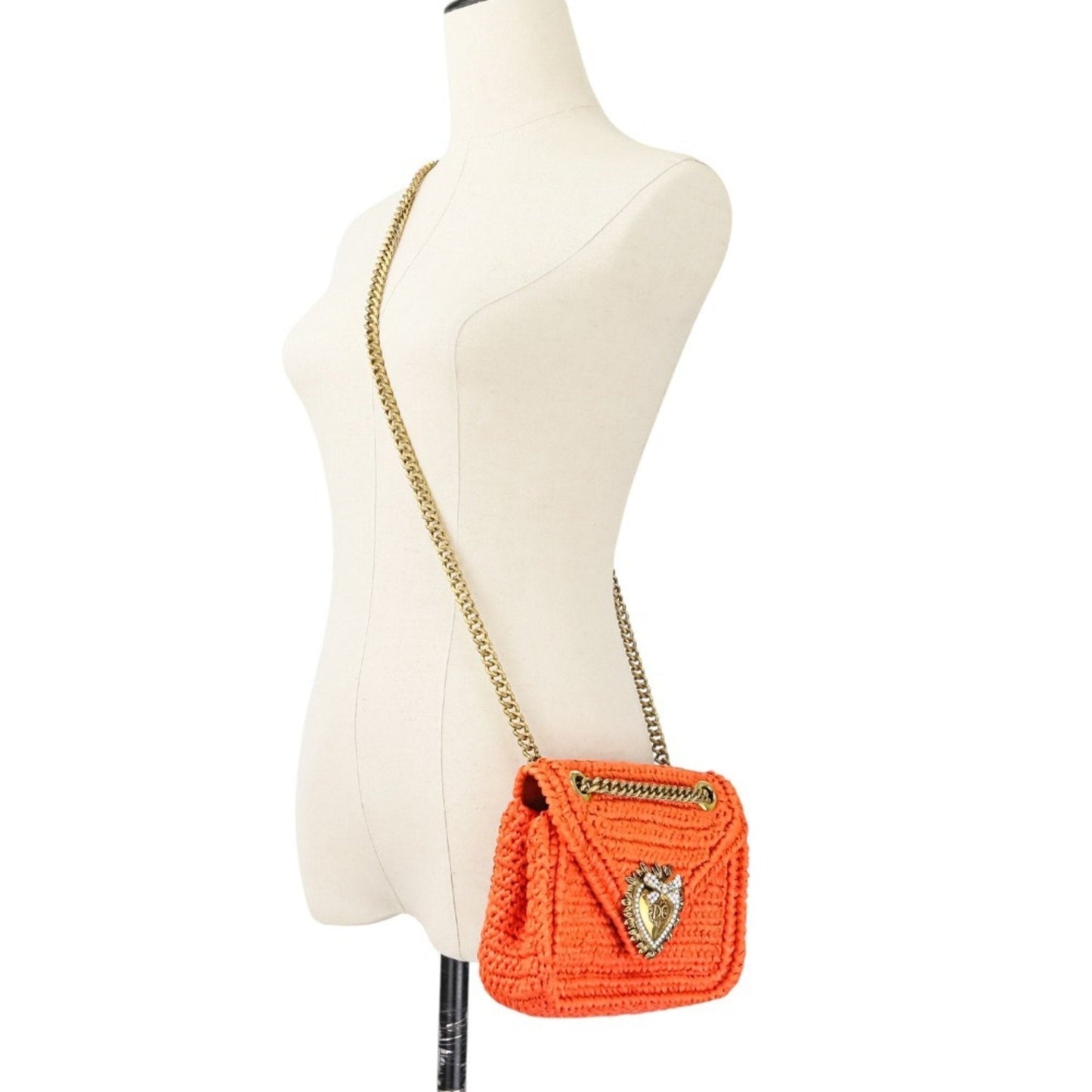 Dolce & Gabbana Orange Shoulder Bag (Pre-Owned)